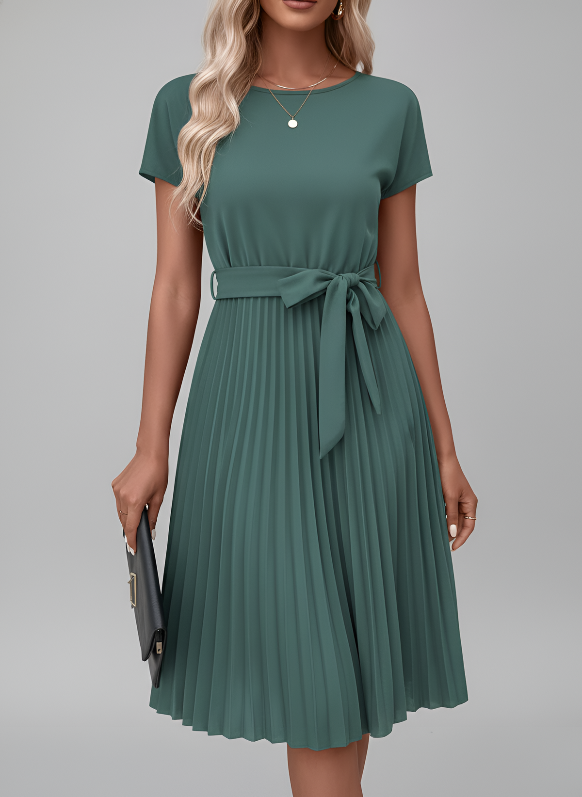 LISE™ | Plissé jurk