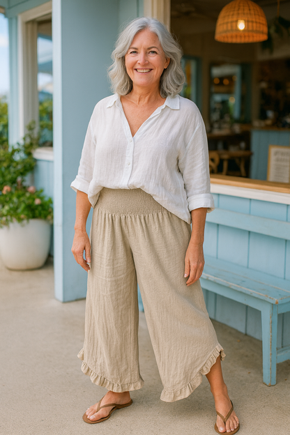 Yvette™ | Linnen broek