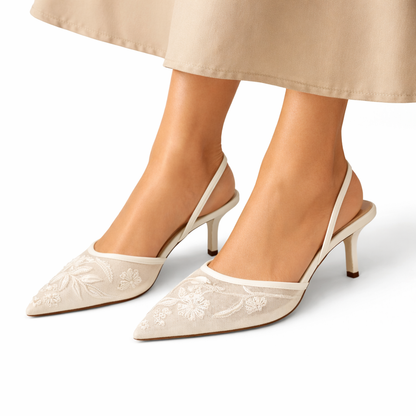 ZURI™ | Geborduurde Mules