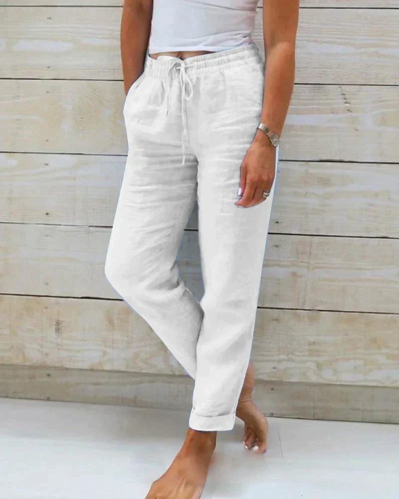 AMBRINE™ | linnen broek