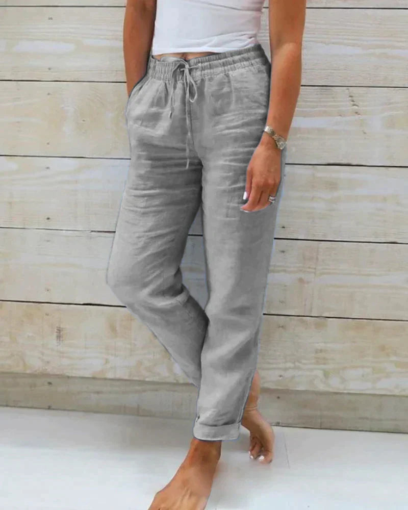 AMBRINE™ | linnen broek