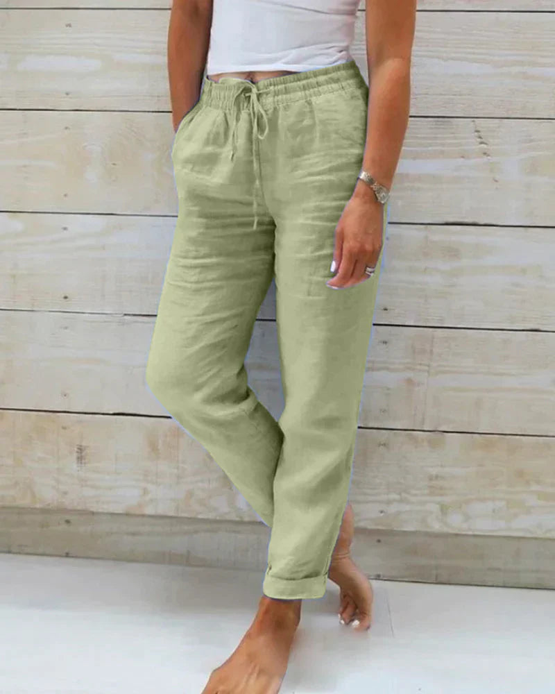 AMBRINE™ | linnen broek