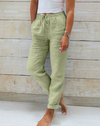 AMBRINE™ | linnen broek