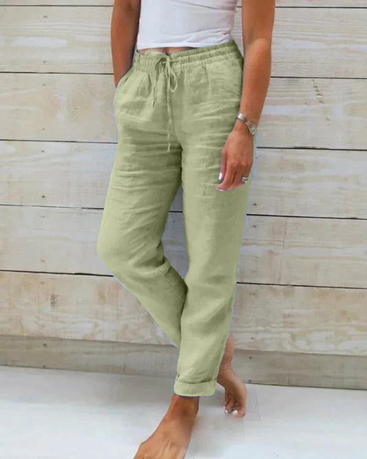 AMBRINE™ | linnen broek