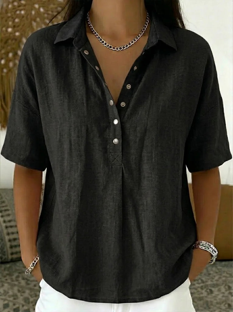 Hélène™ | Blouse met kraag