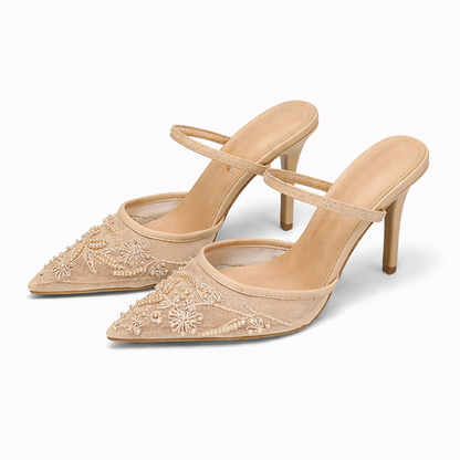 ZURI™ | Geborduurde Mules