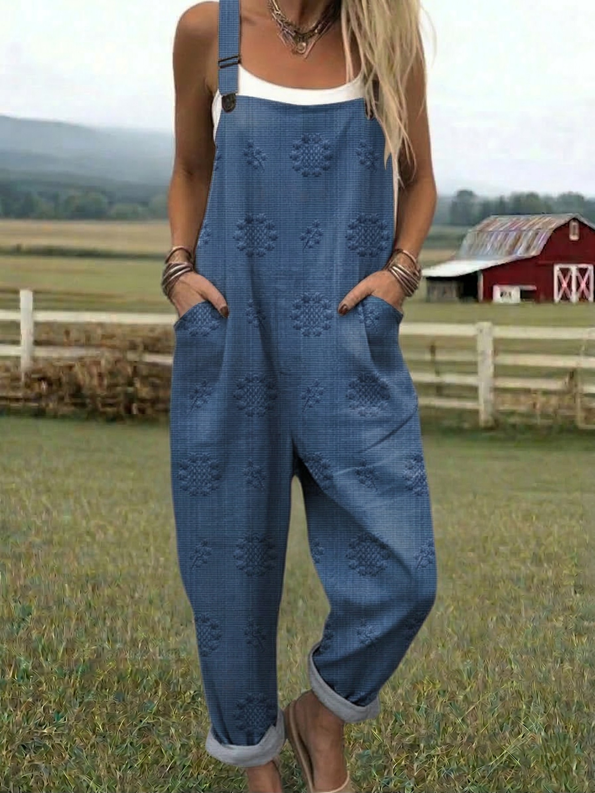 Alice™ | Jumpsuit met motief