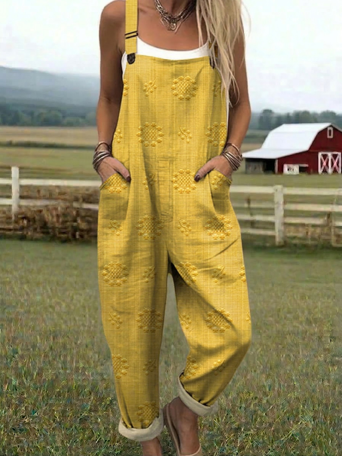 Alice™ | Jumpsuit met motief