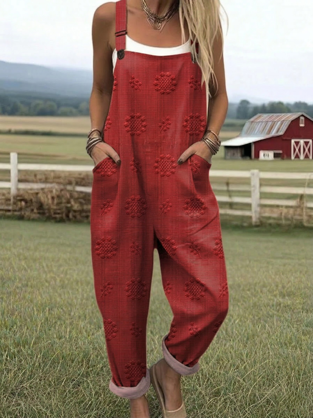 Alice™ | Jumpsuit met motief