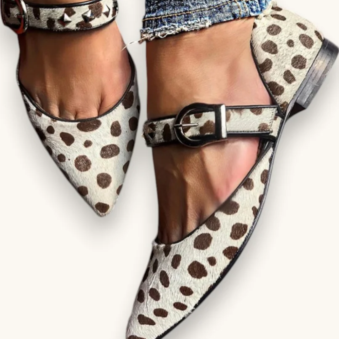 Dotty™ | Platte sandalen met bandjes