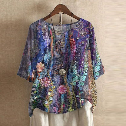Dakota™ | Retro-geprinte blouse