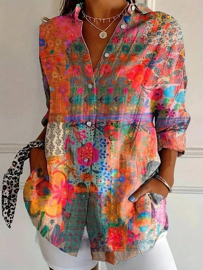 Kathryn™ | Vloeiende blouse met print