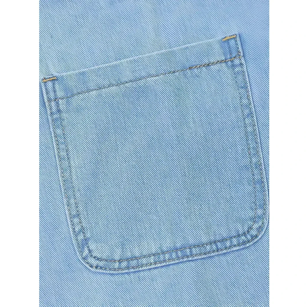 Saylor™ | Casual jurk met denimlook