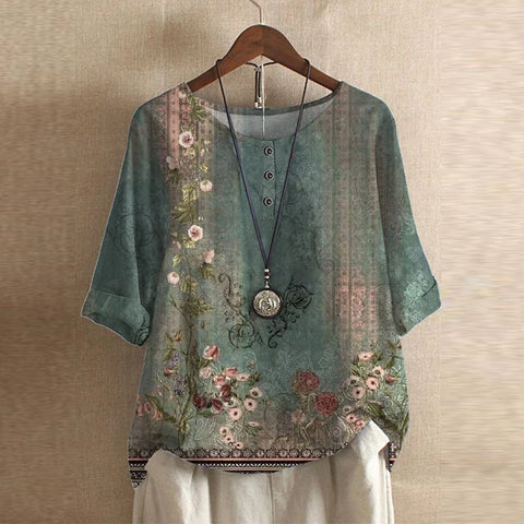 Dakota™ | Retro-geprinte blouse