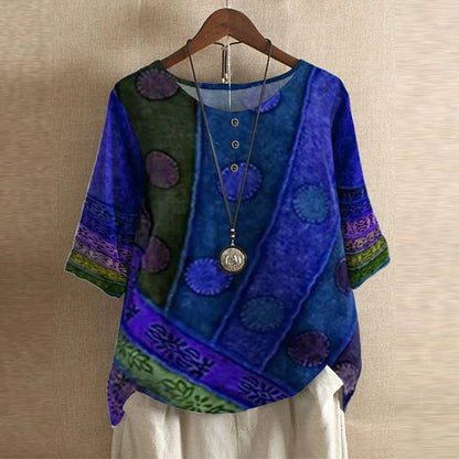 Dakota™ | Retro-geprinte blouse