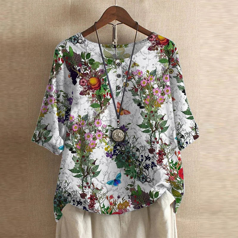 Dakota™ | Retro-geprinte blouse