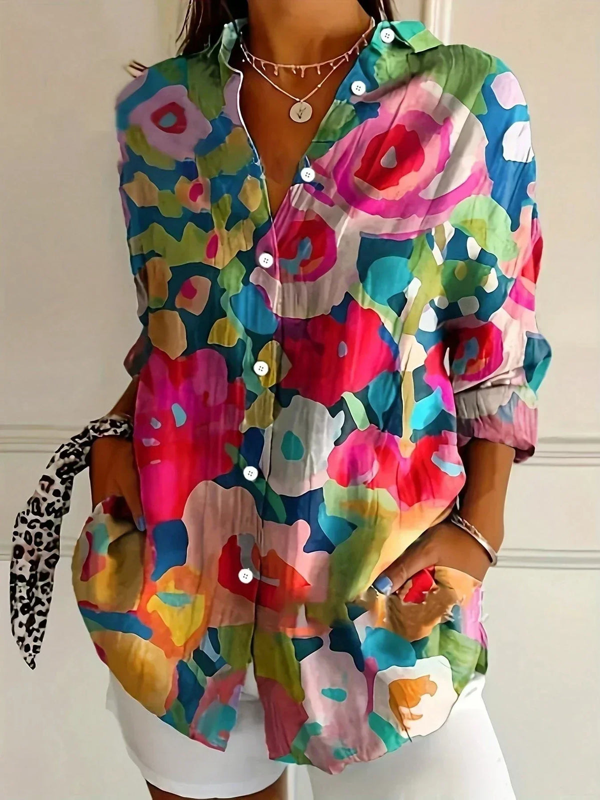 Sadie™ | Blouse met motieven