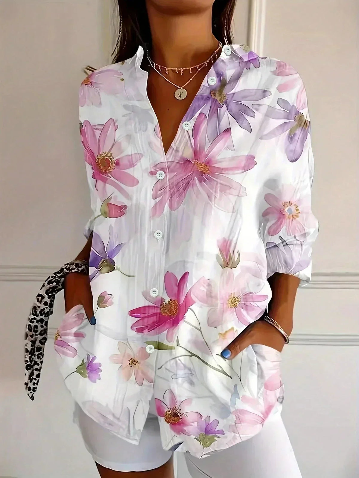 Sadie™ | Blouse met motieven