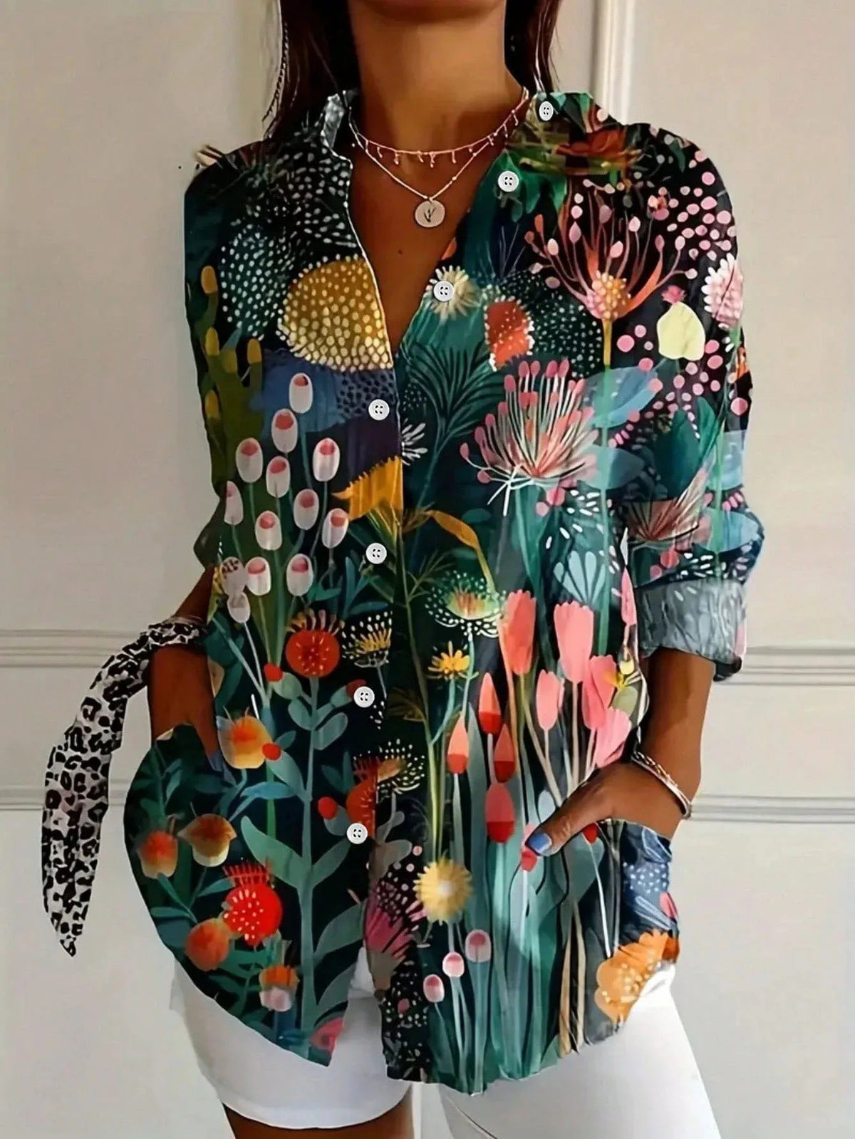 Sadie™ | Blouse met motieven