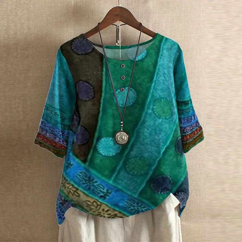 Dakota™ | Retro-geprinte blouse