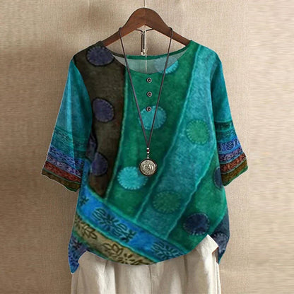 Dakota™ | Retro-geprinte blouse
