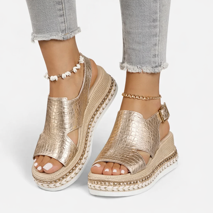 SHANIA™ | Sandalen met wedges