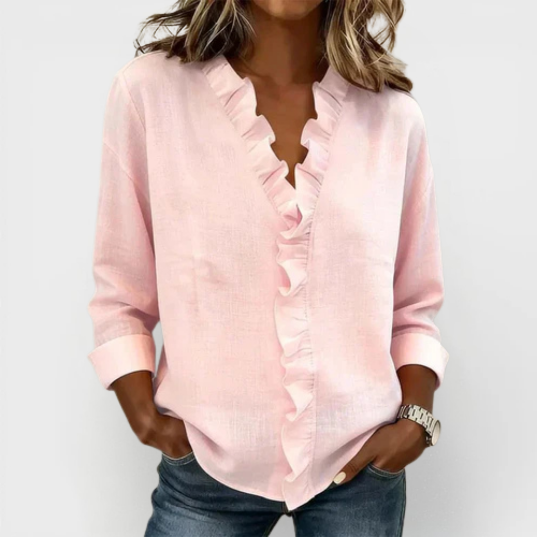 Susan™ | Blouse met ruches