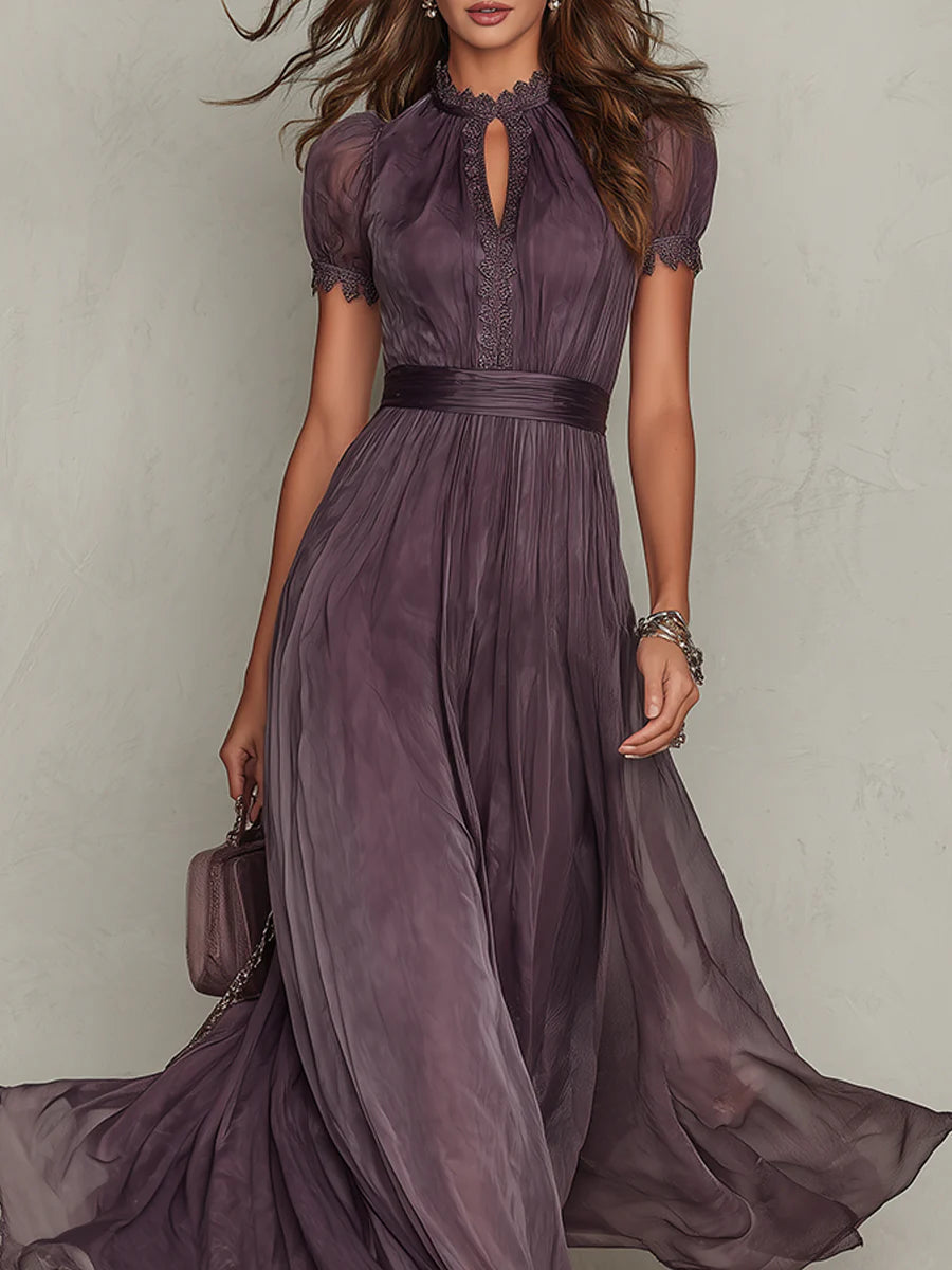 Flavia™ | Mousseline maxi dress