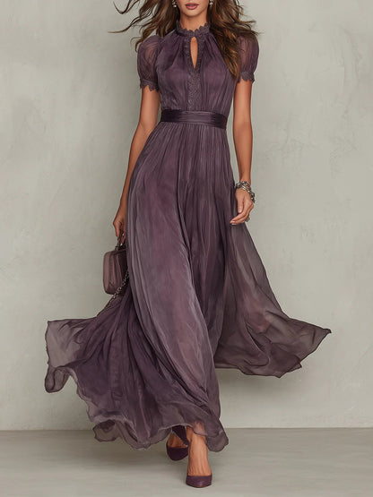 Flavia™ | Mousseline maxi dress