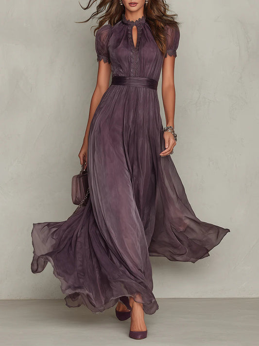 Flavia™ | Mousseline maxi dress