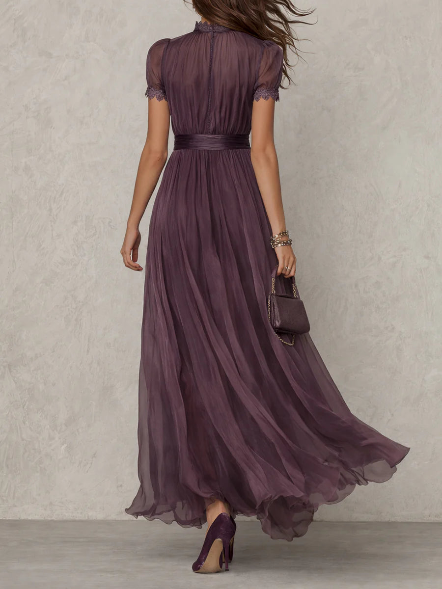 Flavia™ | Mousseline maxi dress