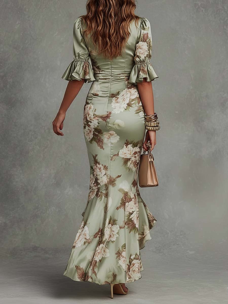 Anna™ | Lange asymmetrische jurk