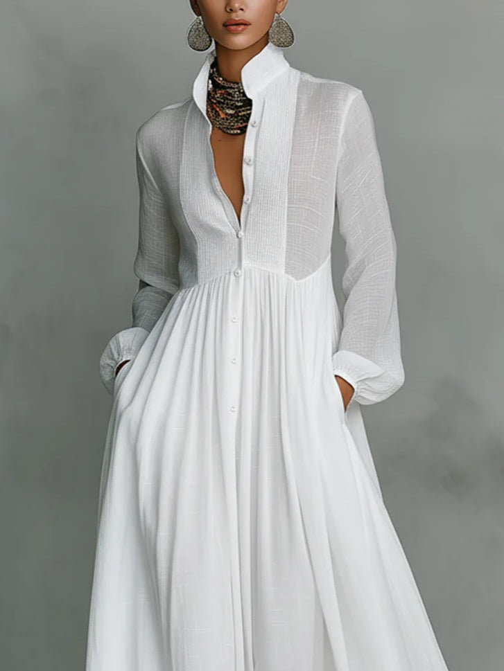 Yvaine™ | Minimalistische maxi-jurk