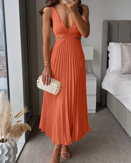 MARWA™ | Jurk met plooien