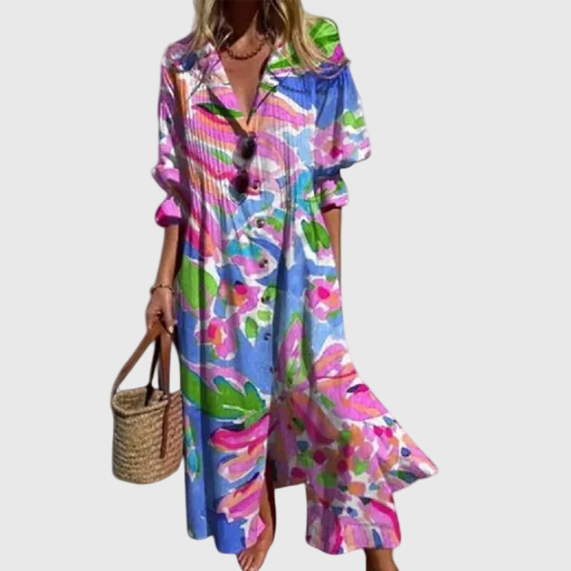 Zariah | Bohemian maxi-jurk