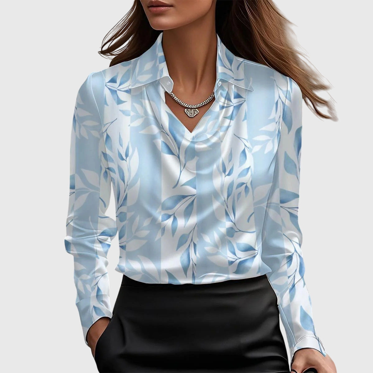 Aisha™ | Glanzende Blouse