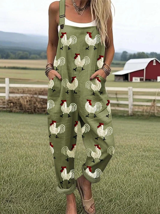 Bella™ | Jumpsuit met roosterpatroon