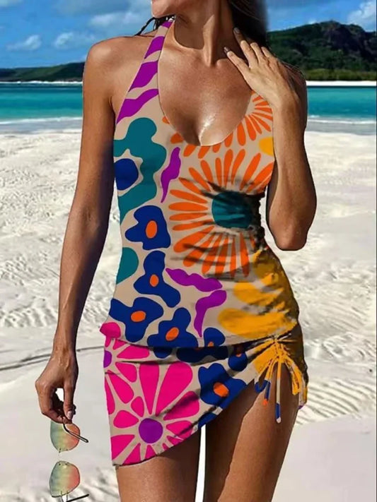 Fiesta™ | Bloemen-tankini met short