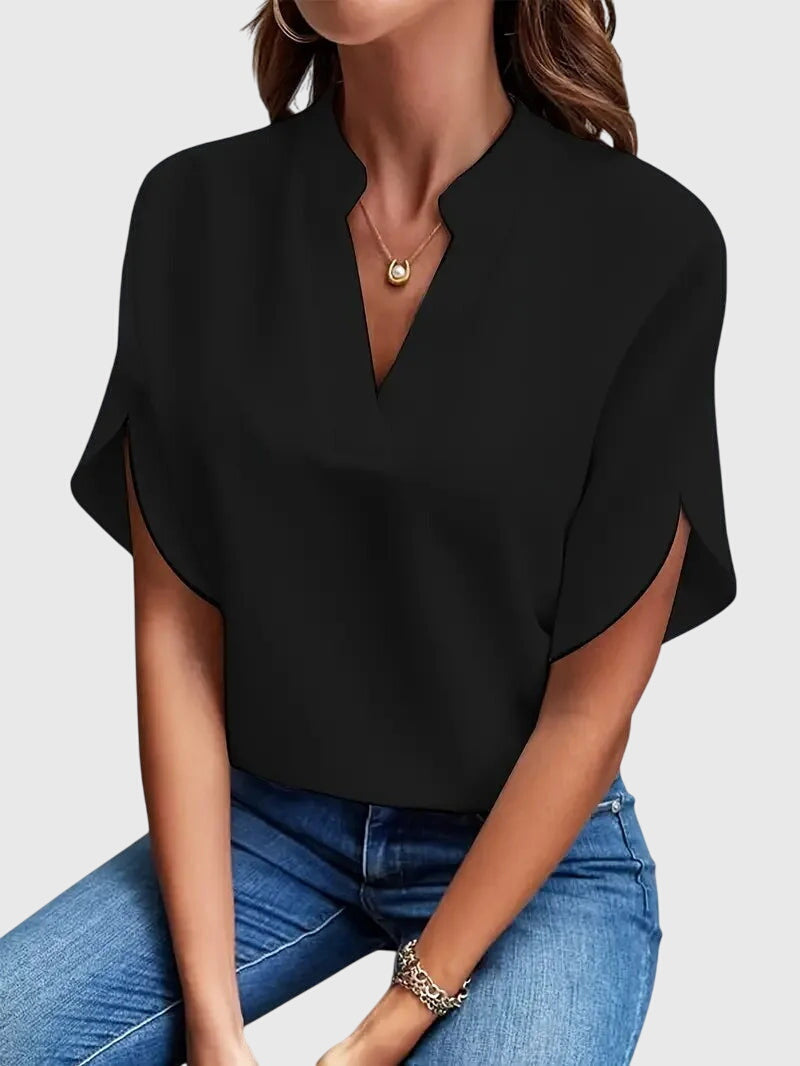 Beatrix™ | Blouse met V-hals