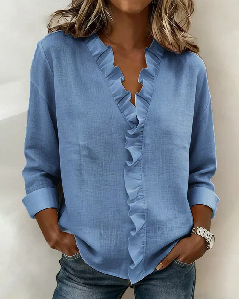 Susan™ | Blouse met ruches