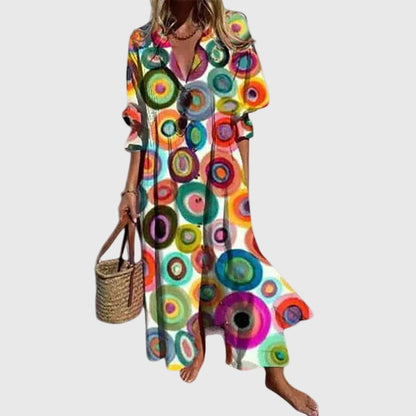 Zariah | Bohemian maxi-jurk