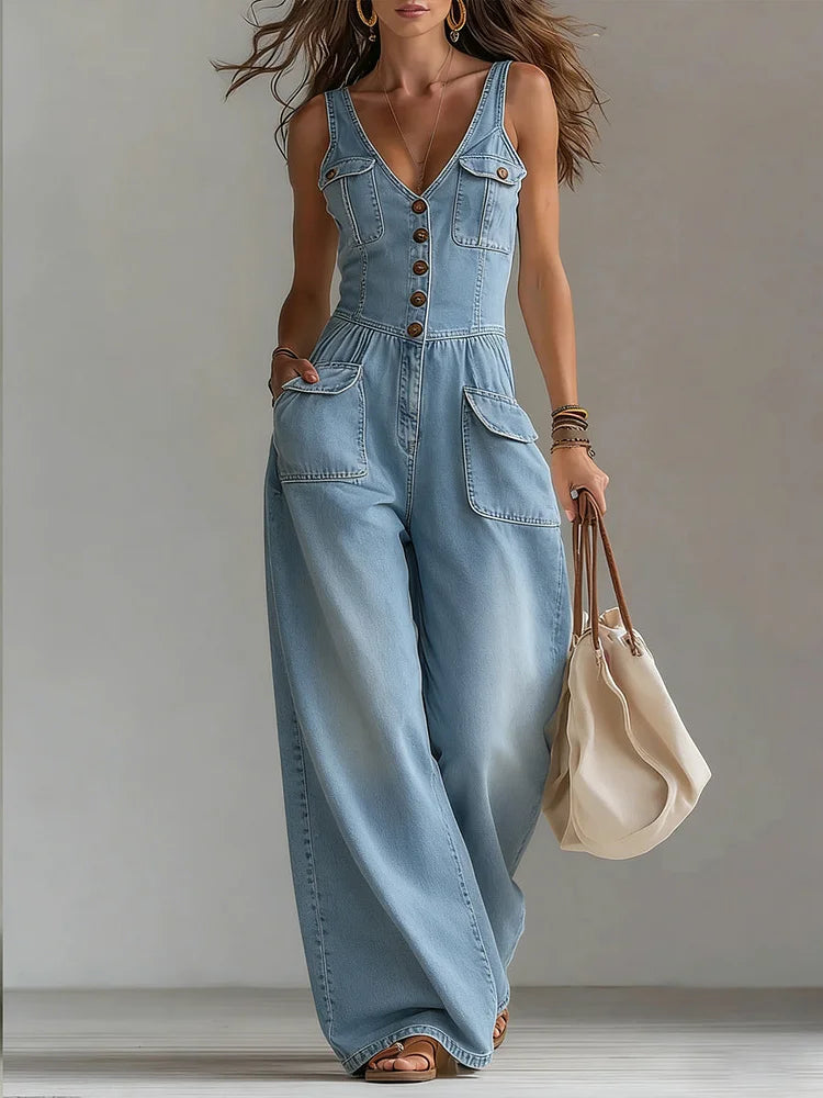 Sophie™ | Denim-jumpsuit
