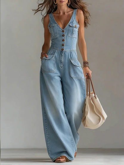 Sophie™ | Denim-jumpsuit