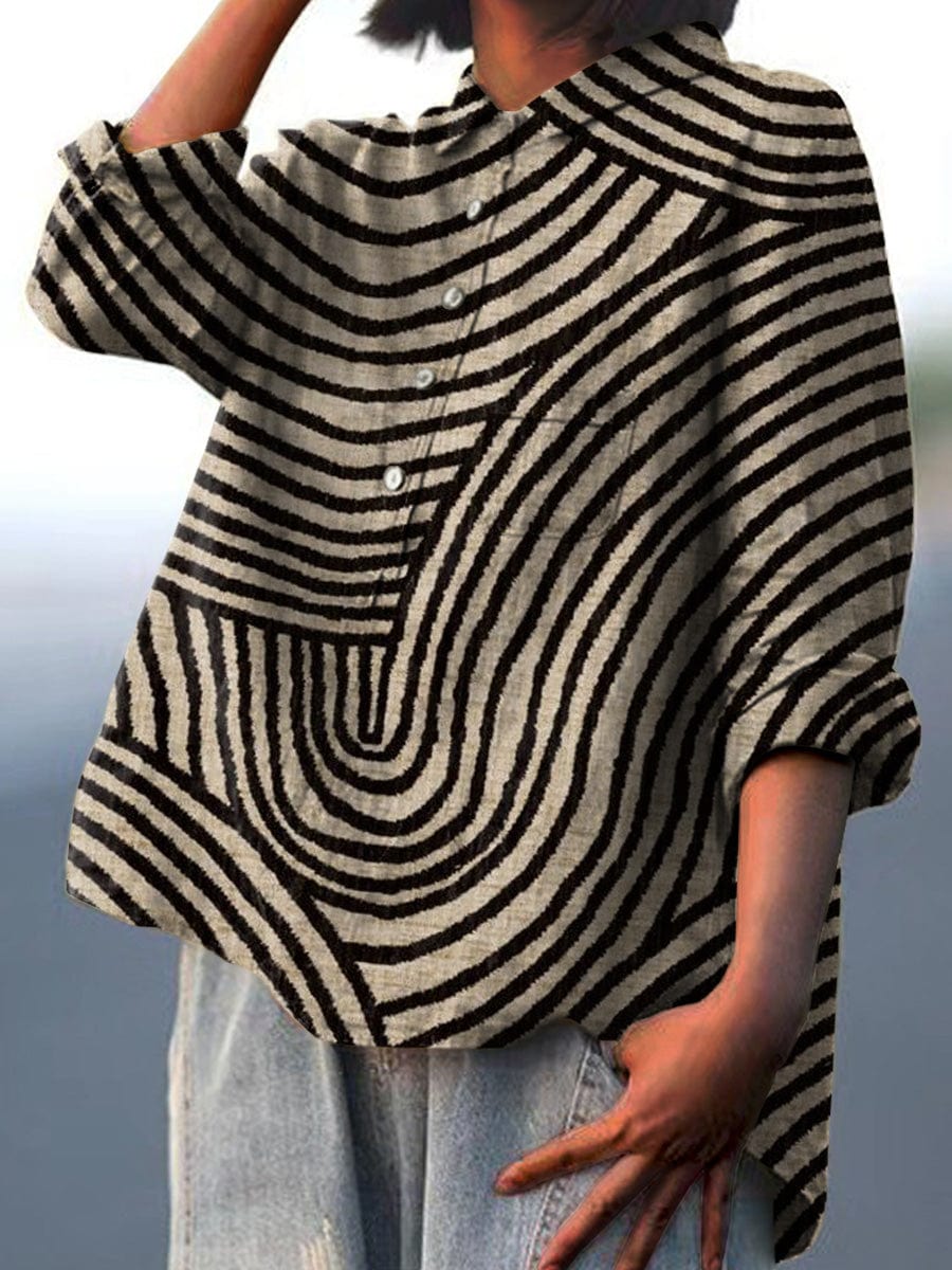 Jacinthe™ | Moderne grafische blouse
