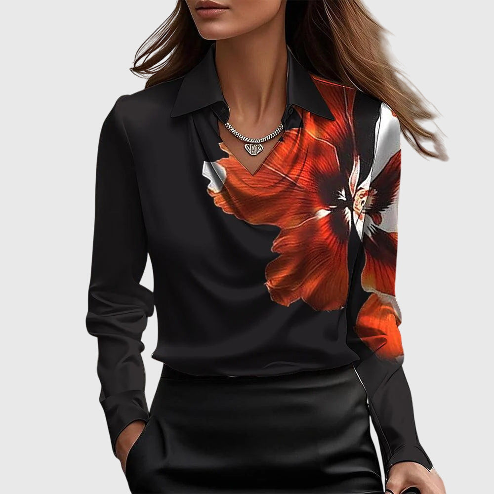 Aisha™ | Glanzende Blouse