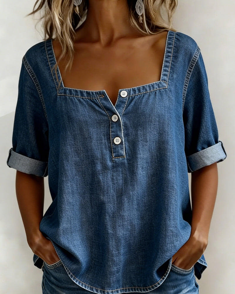 Avélia™ | Denimblouse