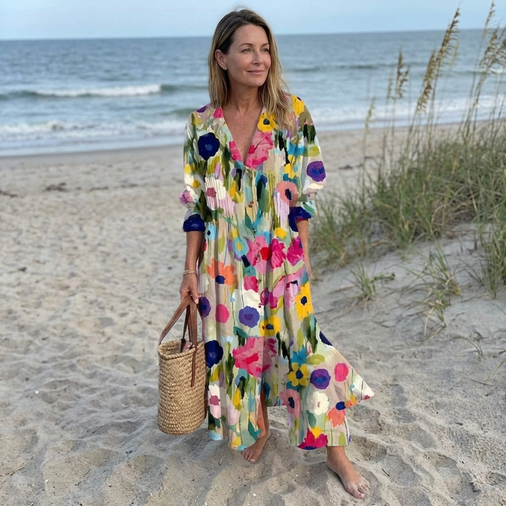 Zariah | Bohemian maxi-jurk