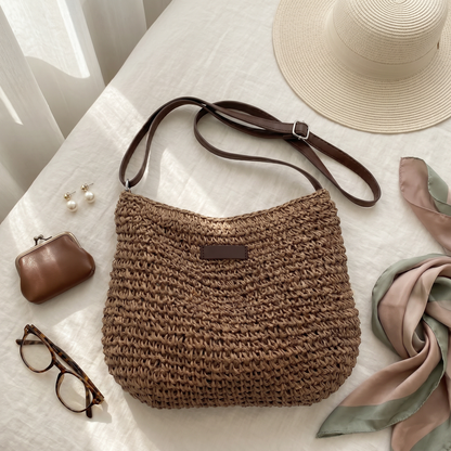 SIMONA™ | Gevlochten tas