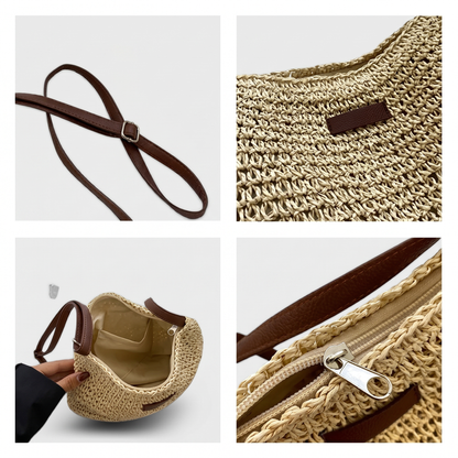 SIMONA™ | Gevlochten tas