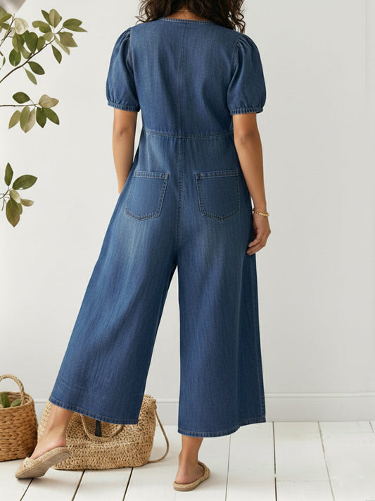 Alina™ | Denim jumpsuit